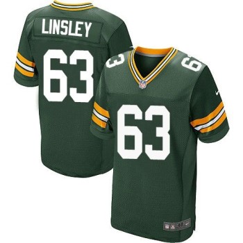 Packers #63 Corey Linsley Green Team Color Men's Stitched NFL Elite Jersey Packers #63 Corey Linsley Green Team Color Men's Stitched NFL Elite Jersey