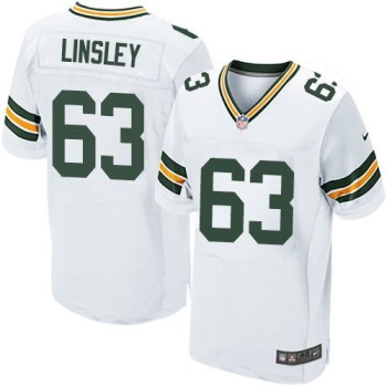 Packers #63 Corey Linsley White Men's Stitched NFL Elite Jersey Packers #63 Corey Linsley White Men's Stitched NFL Elite Jersey