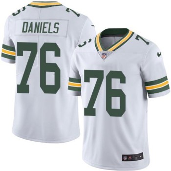 Packers #76 Mike Daniels White Men's Stitched NFL Limited Rush Jersey
