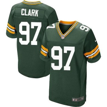 Packers #97 Kenny Clark Green Team Color Men's Stitched NFL Elite Jersey Packers #97 Kenny Clark Green Team Color Men's Stitched NFL Elite Jersey