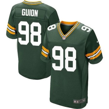 Packers #98 Letroy Guion Green Team Color Men's Stitched NFL Elite Jersey Packers #98 Letroy Guion Green Team Color Men's Stitched NFL Elite Jersey