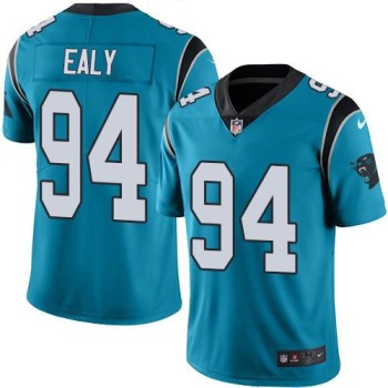 Panthers #94 Kony Ealy Blue Men's Stitched NFL Limited Rush Jersey