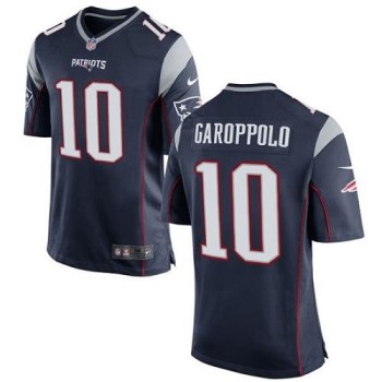 Patriots #10 Jimmy Garoppolo Navy Blue Team Color Youth Stitched NFL New Elite Jersey