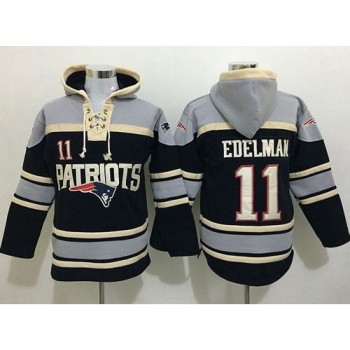 Patriots #11 Julian Edelman Navy Blue Sawyer Hoodie Sweatshirt NFL Hoodie Patriots #11 Julian Edelman Navy Blue Sawyer Hoodie Sweatshirt NFL Hoodie