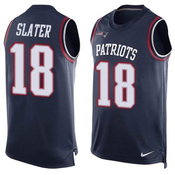 Patriots #18 Matt Slater Navy Blue Team Color Men's Stitched NFL Limited Tank Top Jersey Patriots #18 Matt Slater Navy Blue Team Color Men's Stitched NFL Limited Tank Top Jersey