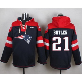 Patriots #21 Malcolm Butler Navy Blue Player Pullover NFL Hoodie Patriots #21 Malcolm Butler Navy Blue Player Pullover NFL Hoodie