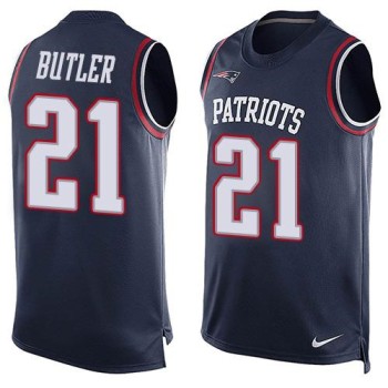 Patriots #21 Malcolm Butler Navy Blue Team Color Men's Stitched NFL Limited Tank Top Jersey Patriots #21 Malcolm Butler Navy Blue Team Color Men's Stitched NFL Limited Tank Top Jersey