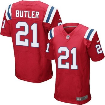 Patriots #21 Malcolm Butler Red Alternate Men's Stitched NFL Elite Jersey Patriots #21 Malcolm Butler Red Alternate Men's Stitched NFL Elite Jersey