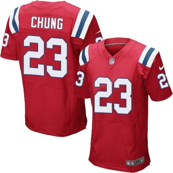 Patriots #23 Patrick Chung Red Alternate Men's Stitched NFL Elite Jersey Patriots #23 Patrick Chung Red Alternate Men's Stitched NFL Elite Jersey