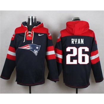 Patriots #26 Logan Ryan Navy Blue Player Pullover NFL Hoodie Patriots #26 Logan Ryan Navy Blue Player Pullover NFL Hoodie