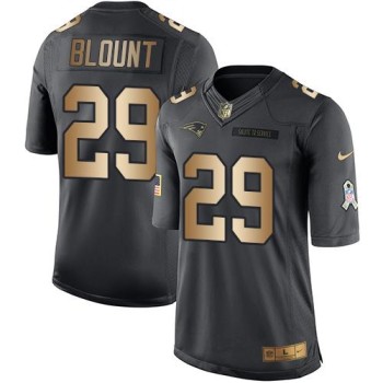 Patriots #29 LeGarrette Blount Black Men's Stitched NFL Limited Gold Salute To Service Jersey Patriots #29 LeGarrette Blount Black Men's Stitched NFL Limited Gold Salute To Service Jersey