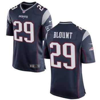 Patriots #29 LeGarrette Blount Navy Blue Team Color Youth Stitched NFL New Elite Jersey