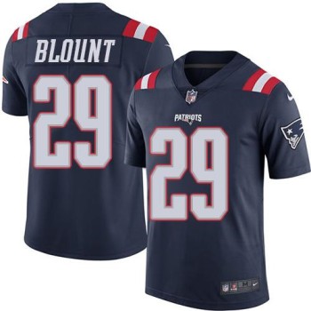 Patriots #29 LeGarrette Blount Navy Blue Youth Stitched NFL Limited Rush Jersey