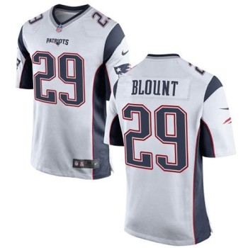 Patriots #29 LeGarrette Blount White Youth Stitched NFL New Elite Jersey