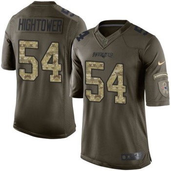Patriots #54 Dont'a Hightower Green Men's Stitched NFL Limited Salute to Service Jersey Patriots #54 Dont'a Hightower Green Men's Stitched NFL Limited Salute to Service Jersey
