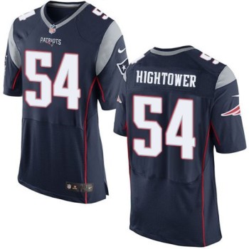 Patriots #54 Dont'a Hightower Navy Blue Team Color Men's Stitched NFL New Elite Jersey