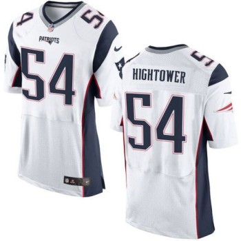 Patriots #54 Dont'a Hightower White Men's Stitched NFL New Elite Jersey
