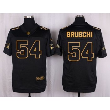 Patriots #54 Tedy Bruschi Black Men's Stitched NFL Elite Pro Line Gold Collection Jersey Patriots #54 Tedy Bruschi Black Men's Stitched NFL Elite Pro Line Gold Collection Jersey