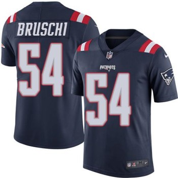 Patriots #54 Tedy Bruschi Navy Blue Men's Stitched NFL Limited Rush Jersey Patriots #54 Tedy Bruschi Navy Blue Men's Stitched NFL Limited Rush Jersey