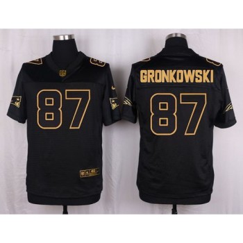 Patriots #87 Rob Gronkowski Black Men's Stitched NFL Elite Pro Line Gold Collection Jersey Patriots #87 Rob Gronkowski Black Men's Stitched NFL Elite Pro Line Gold Collection Jersey