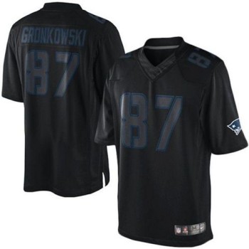 Patriots #87 Rob Gronkowski Black Men's Stitched NFL Impact Limited Jersey Patriots #87 Rob Gronkowski Black Men's Stitched NFL Impact Limited Jersey