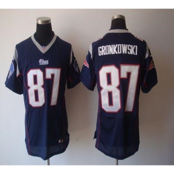 Patriots #87 Rob Gronkowski Navy Blue Team Color Men's Stitched NFL Elite Jersey Patriots #87 Rob Gronkowski Navy Blue Team Color Men's Stitched NFL Elite Jersey