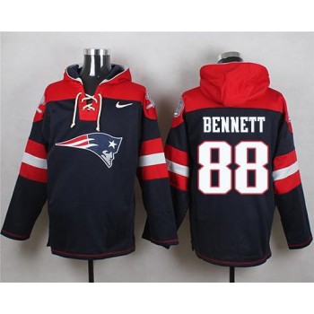 Patriots #88 Martellus Bennett Navy Blue Player Pullover NFL Hoodie Patriots #88 Martellus Bennett Navy Blue Player Pullover NFL Hoodie