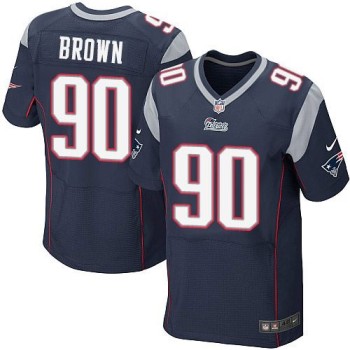 Patriots #90 Malcom Brown Navy Blue Team Color Men's Stitched NFL Elite Jersey Patriots #90 Malcom Brown Navy Blue Team Color Men's Stitched NFL Elite Jersey