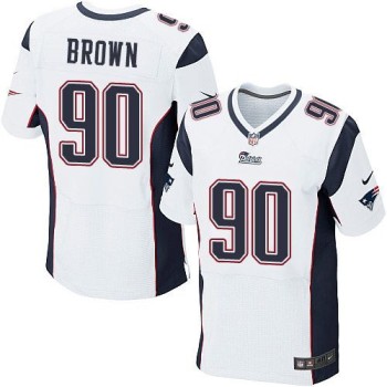 Patriots #90 Malcom Brown White Men's Stitched NFL Elite Jersey Patriots #90 Malcom Brown White Men's Stitched NFL Elite Jersey