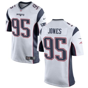 Patriots #95 Chandler Jones White Youth Stitched NFL New Elite Jersey