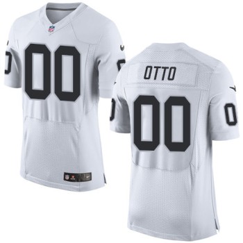 Raiders #00 Jim Otto White Men's Stitched NFL New Elite Jersey Raiders #00 Jim Otto White Men's Stitched NFL New Elite Jersey
