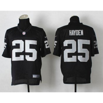 Raiders #25 D.J. Hayden Black Team Color Men's Stitched NFL Elite Jersey Raiders #25 D.J. Hayden Black Team Color Men's Stitched NFL Elite Jersey
