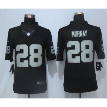 Raiders #28 Latavius Murray Black Team Color Men's Stitched NFL Limited Jersey