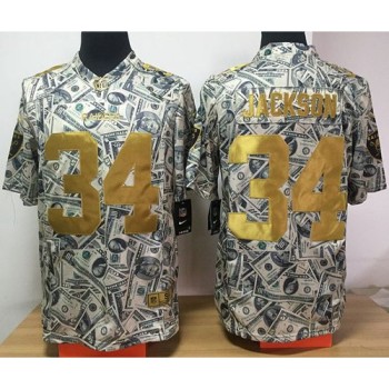 Raiders #34 Bo Jackson Dollar Fashion Men's Stitched NFL Elite Jersey Raiders #34 Bo Jackson Dollar Fashion Men's Stitched NFL Elite Jersey