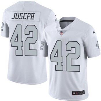 Raiders #42 Karl Joseph White Youth Stitched NFL Limited Rush Jersey Raiders #42 Karl Joseph White Youth Stitched NFL Limited Rush Jersey