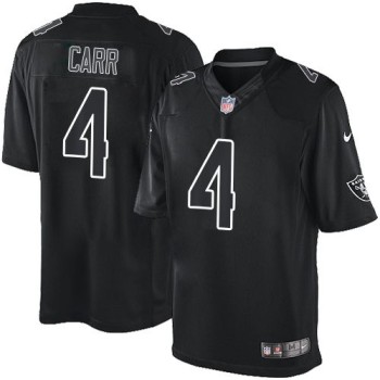 Raiders #4 Derek Carr Black Men's Stitched NFL Impact Limited Jersey Raiders #4 Derek Carr Black Men's Stitched NFL Impact Limited Jersey