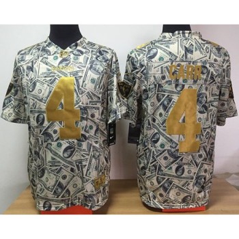 Raiders #4 Derek Carr Dollar Fashion Men's Stitched NFL Elite Jersey Raiders #4 Derek Carr Dollar Fashion Men's Stitched NFL Elite Jersey