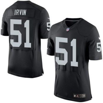 Raiders #51 Bruce Irvin Black Team Color Men's Stitched NFL New Elite Jersey Raiders #51 Bruce Irvin Black Team Color Men's Stitched NFL New Elite Jersey