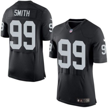 Raiders #99 Aldon Smith Black Team Color Men's Stitched NFL New Elite Jersey