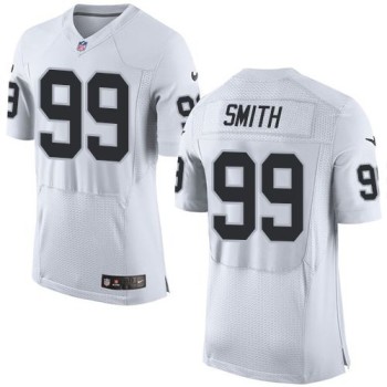 Raiders #99 Aldon Smith White Men's Stitched NFL New Elite Jersey Raiders #99 Aldon Smith White Men's Stitched NFL New Elite Jersey