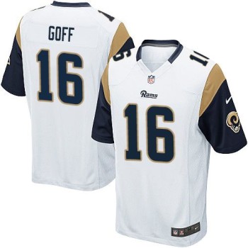 Rams #16 Jared Goff White Youth Stitched NFL Elite Jersey Rams #16 Jared Goff White Youth Stitched NFL Elite Jersey