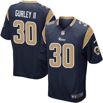 Rams #30 Todd Gurley II Navy Blue Team Color Youth Stitched NFL Elite Jersey Rams #30 Todd Gurley II Navy Blue Team Color Youth Stitched NFL Elite Jersey
