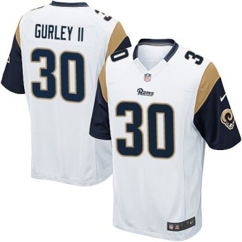 Rams #30 Todd Gurley II White Youth Stitched NFL Elite Jersey Rams #30 Todd Gurley II White Youth Stitched NFL Elite Jersey