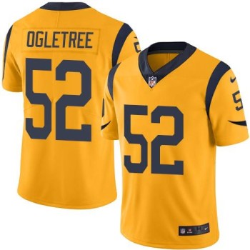 Rams #52 Alec Ogletree Gold Men's Stitched NFL Limited Rush Jersey Rams #52 Alec Ogletree Gold Men's Stitched NFL Limited Rush Jersey