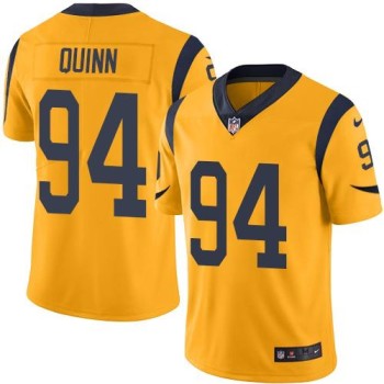 Rams #94 Robert Quinn Gold Men's Stitched NFL Limited Rush Jersey Rams #94 Robert Quinn Gold Men's Stitched NFL Limited Rush Jersey