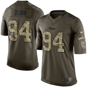 Rams #94 Robert Quinn Green Youth Stitched NFL Limited Salute to Service Jersey Rams #94 Robert Quinn Green Youth Stitched NFL Limited Salute to Service Jersey