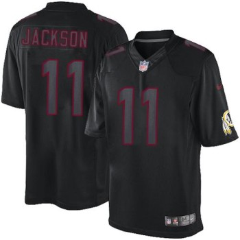 Redskins #11 DeSean Jackson Black Men's Stitched NFL Impact Limited Jersey