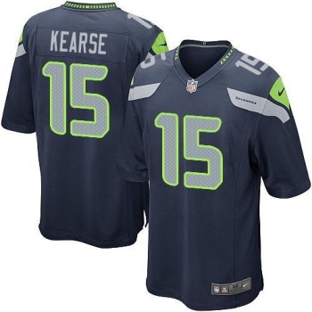 Seahawks #15 Jermaine Kearse Steel Blue Team Color Youth Stitched NFL Elite Jersey