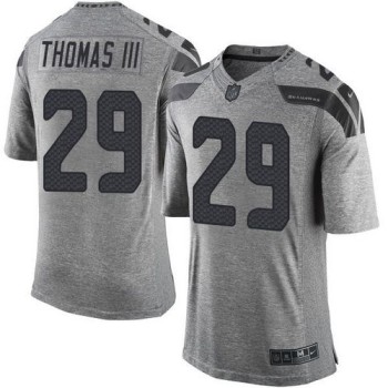 Seahawks #29 Earl Thomas III Gray Men's Stitched NFL Limited Gridiron Gray Jersey Seahawks #29 Earl Thomas III Gray Men's Stitched NFL Limited Gridiron Gray Jersey