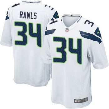 Seahawks #34 Thomas Rawls White Youth Stitched NFL Elite Jersey